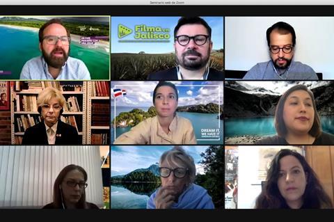 Latin American Film Commission Network EFM virtual meeting