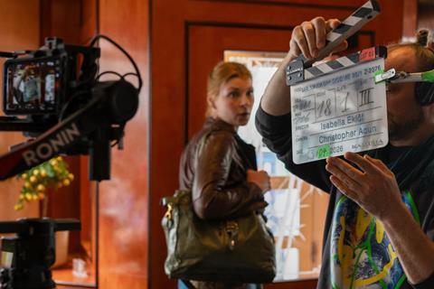 On set of 'Mr. Nawashi'
