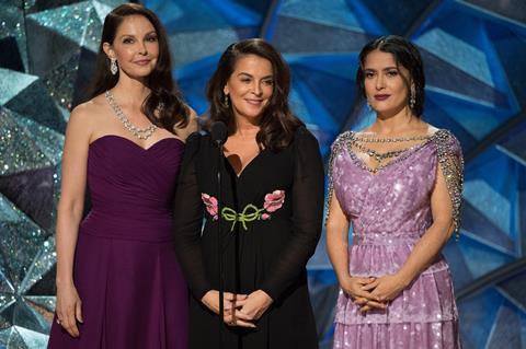 ashley judd annabella sciorra salma hayek aaron poole ampas