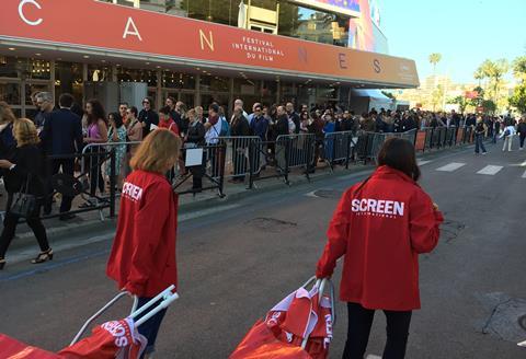 Screen vendors at Cannes