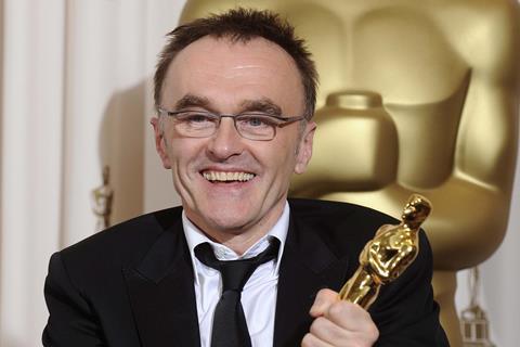 Danny Boyle with his Oscar for 'Slumdog Millionaire'