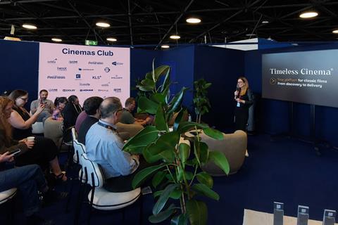 Timeless Cinema launch at Cannes's Cinemas Club