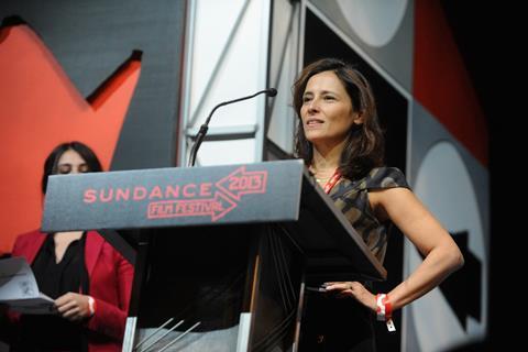 Joana Vicente at 2013 Sundance Film Festival awards night ceremony.