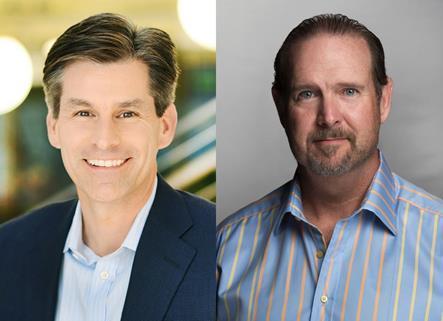 Mike Hopkins of Hulu; Jim Packer of Lionsgate