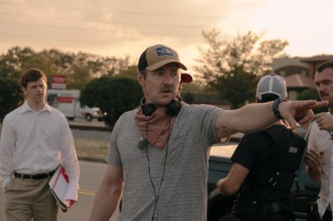 Joel Edgerton (center) directed Boy Erased, which stars Lucas Hedges_Credit  Kyle Kaplan-Focus Features