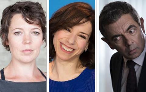 Olivia Colman, Sally Hawkins, Rowan Atkinson