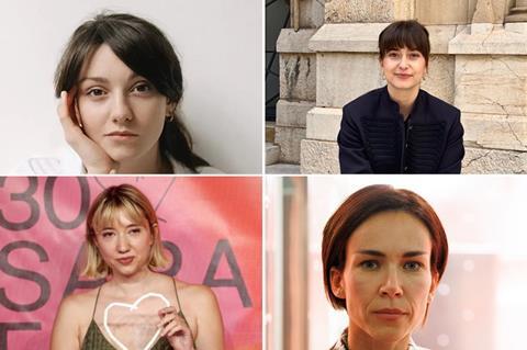 Clockwise from top left: Inna Lastochkina, Ana Martinović, Katarina Prpić, Nađa Petrović