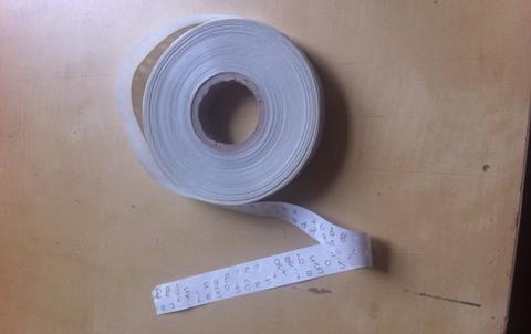 Film numbering tape