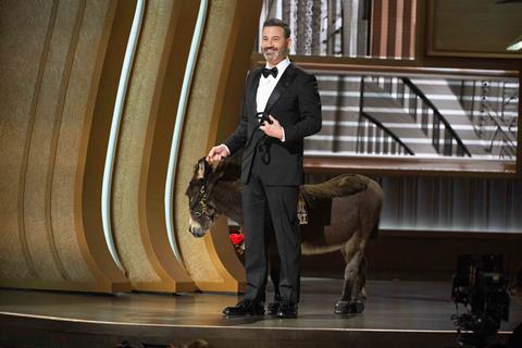Jimmy Kimmel hosts the live ABC telecast of the 95th Oscars