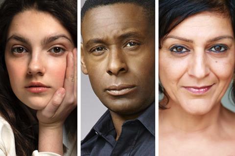 Emily Carey, David Harewood, Meera Syal 