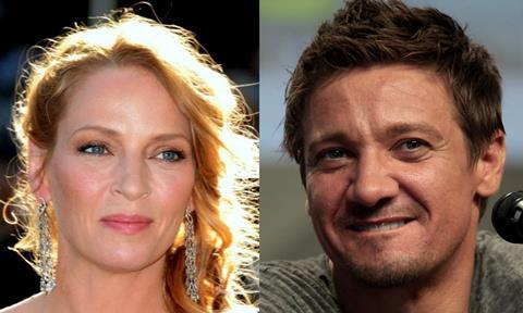 Uma Thurman Jeremy Renner