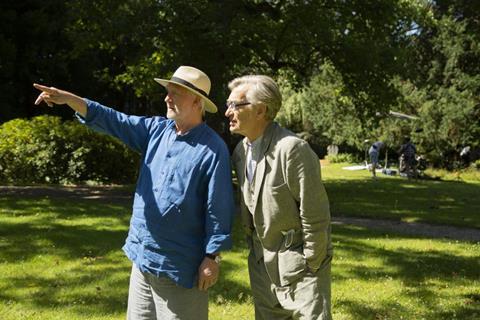 Peter Zumthor and Wim Wenders_ photo Pati Grabowicz