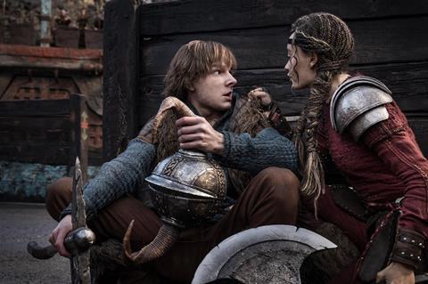 Mason Thames and Nico Parker in 'How To Train Your Dragon'