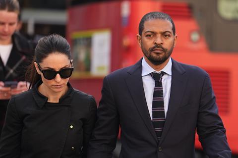 Iris Clarke (left) with Noel Clarke (right)