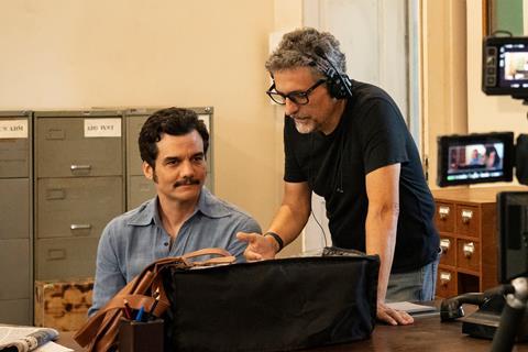 Wagner Moura and Kleber Mendonça Filho making 'The Secret Agent'