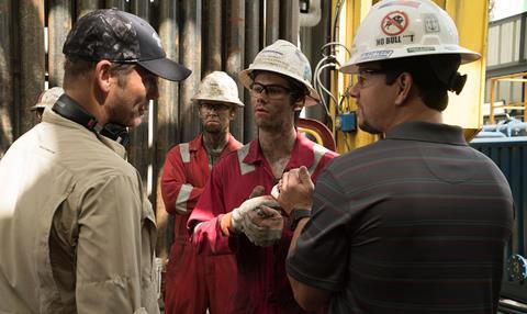 Deepwater Horizon on set