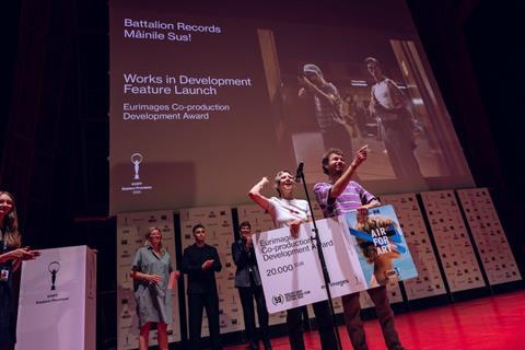 Producer Diana Caravia and filmmaker Stefan Bitu-Tudoran of 'Battalion Records'