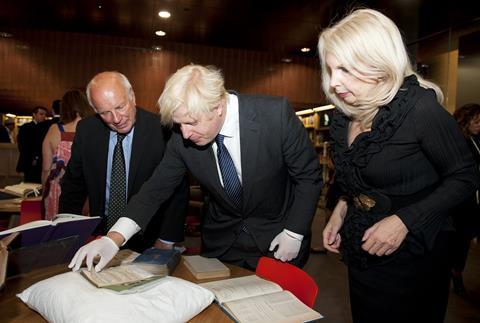 Boris Johnson, Greg Dyke and Amanda Nevill 