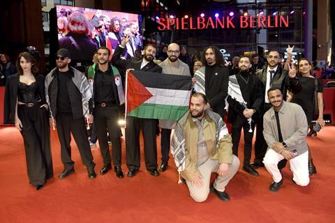 The 'Chronicles from the Siege' team on the Berlinale red carpet