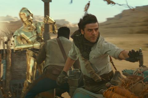 Oscar Isaac in Star Wars: The Rise Of Skywalker