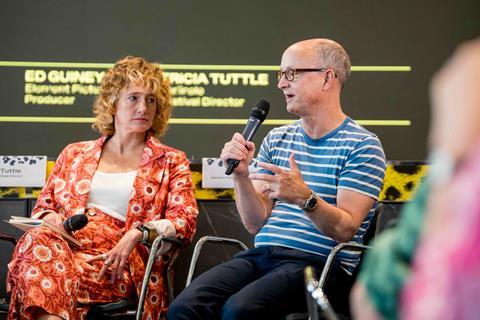 Tricia Tuttle and Ed Guiney
