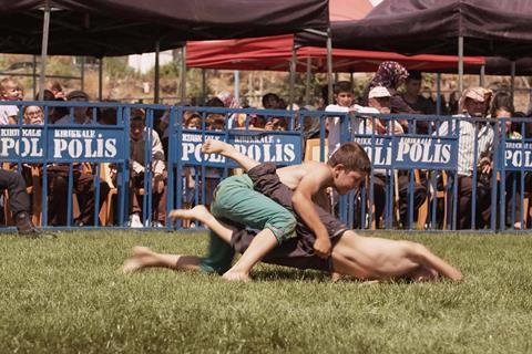 Young wrestlers