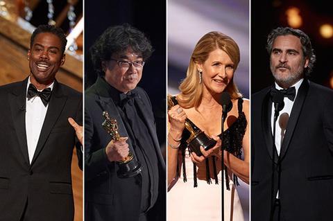 Oscars talking points Chris Rock Bong Joon Ho Laura Dern Joaquin Phoenix c ampas