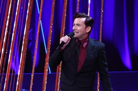 David Tennant speaks on stage during the EE BAFTA Film Awards 2025
