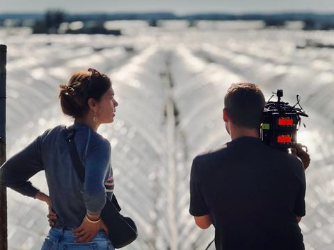 Laïla Marrakchi with Dop Tristan Galand, photo courtesy of Lumen