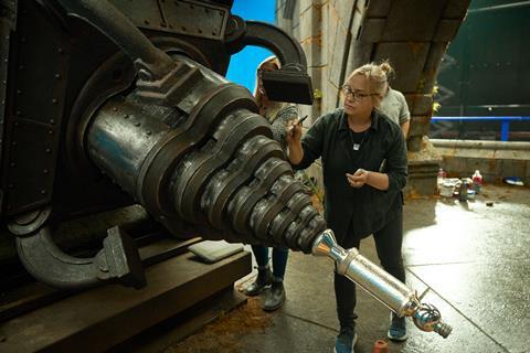 Tamara Deverell in lab BTS