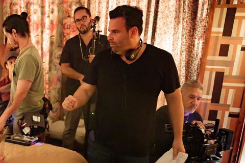 Randall Emmett and crew BTS Midnight in the Switchgrass