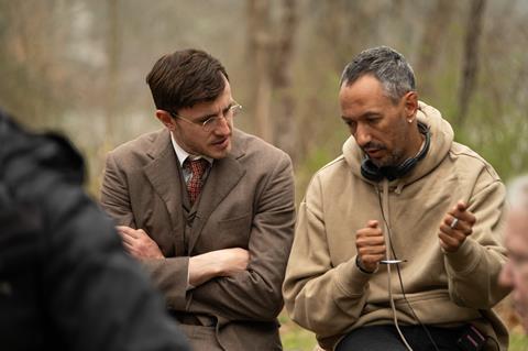 Paul Mescal (as Lionel) with Director Oliver Hermanus_CREDIT Fair Winter LLC
