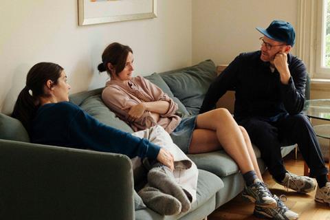 Joachim Trier on the set of 'Sentimental Value'