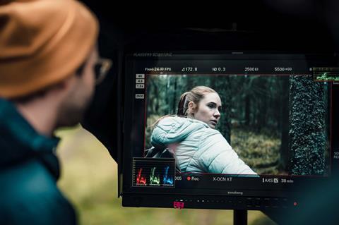 Karen Gillan filming Riley Stearns' 'Dual'
