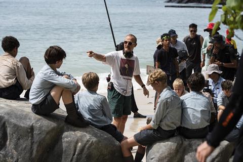 Marc Munden on location with the 'Lord Of The Flies' cast in Malaysia