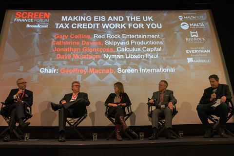 Screen Finance Forum EIS panel