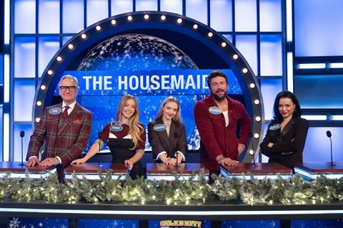 'The Housemaid' cast and crew take part in ABC TV's 'Celebrity Family Feud'