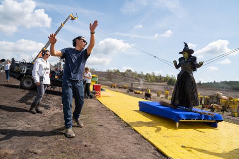 Cynthia Erivo filming ‘Wicked: For Good’