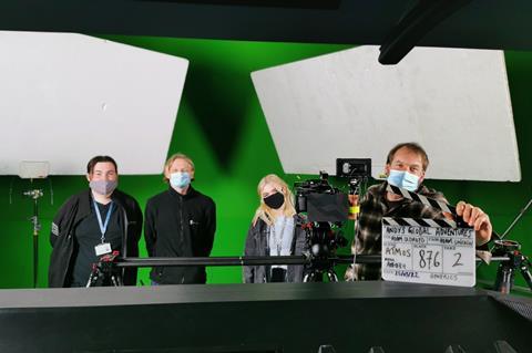 Trainee runners - on set of Andys Global Adventures (CBeebies) at The Bottle Yard Studios