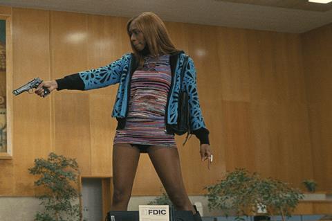 The bank heist scene from 'One Battle After Another'