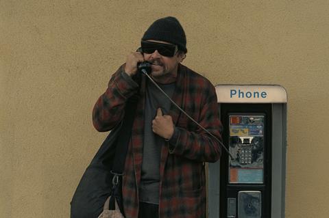 Bob's frantic payphone call in 'One Battle After Another'