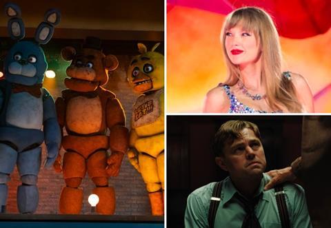 «Five Nights at Freddy’s» recauda 130 millones de dólares en su debut en la taquilla mundial.  «Moonflower Killers» está mejor en el extranjero;  Taylor Swift gana 200 millones de dólares