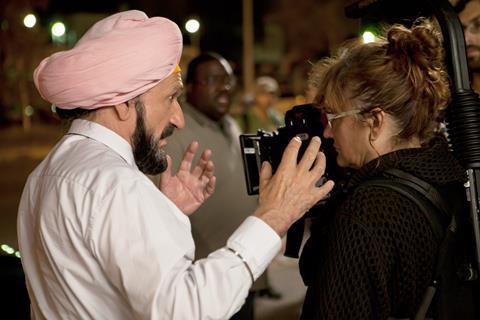 Ben Kingsley, director Isabel Coixet_Learning To Drive_ALAMY_hcfmna