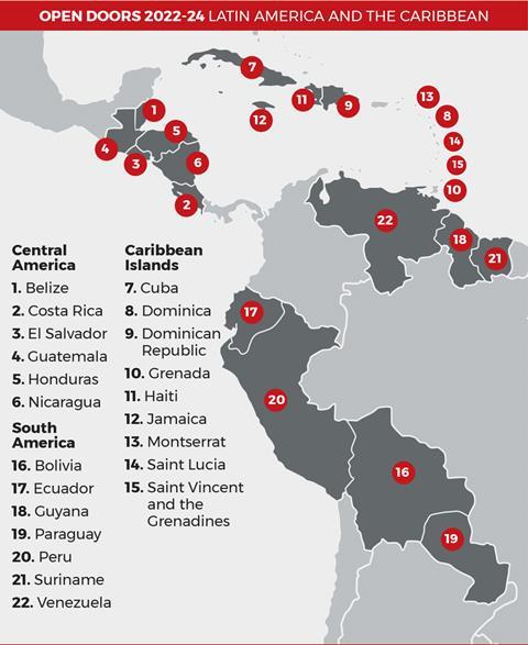 puertas abiertas 2022 regiones