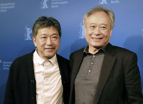 Hirokazu Kore-eda and ang lee in Berlin 2020_Newscom, Alamy Live News