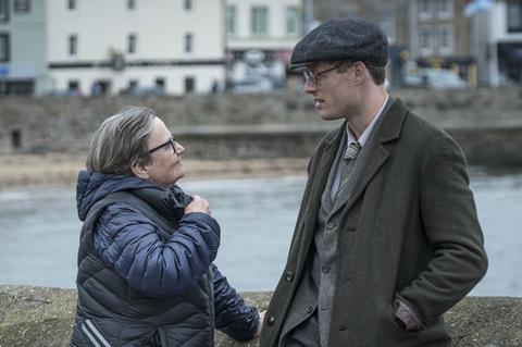 Agnieszka Holland and James Norton