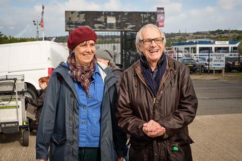 Rebecca O'Brien and Ken Loach_ON SET Sorry We Missed You