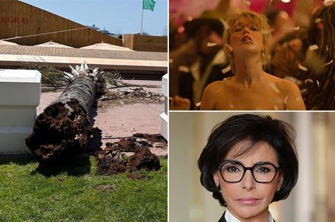 The fallen tree on the Croisette, 'Die My Love' and French culture minister Rachida Dati