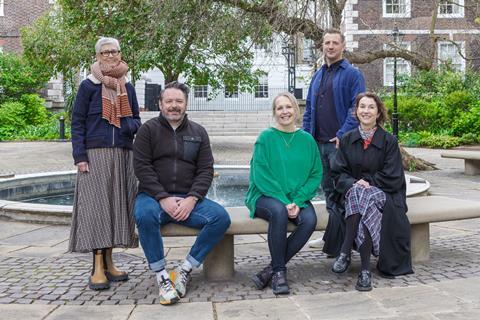 From left: Alison Thompson, Stephen Kelliher, Gabrielle Stewart, George Hamilton, Sarah Lebutsch