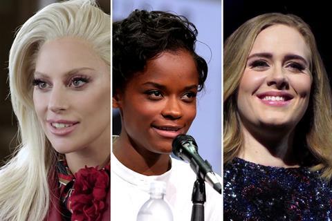 Lady Gaga Letitia Wright Adele